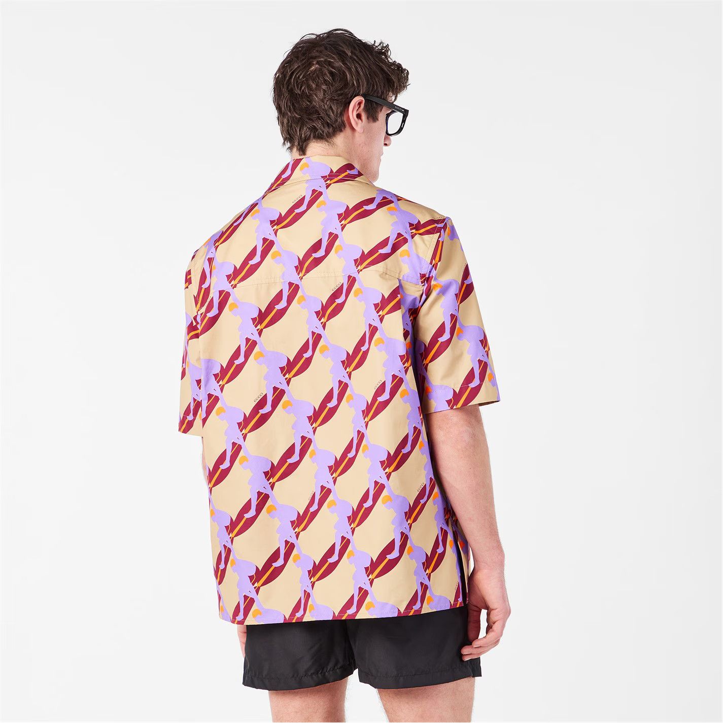 Gucci o1g2r1mq0426 Surfer Shirt in Multicolor Size US XL / EU 56 / 4 - 5 Thumbnail