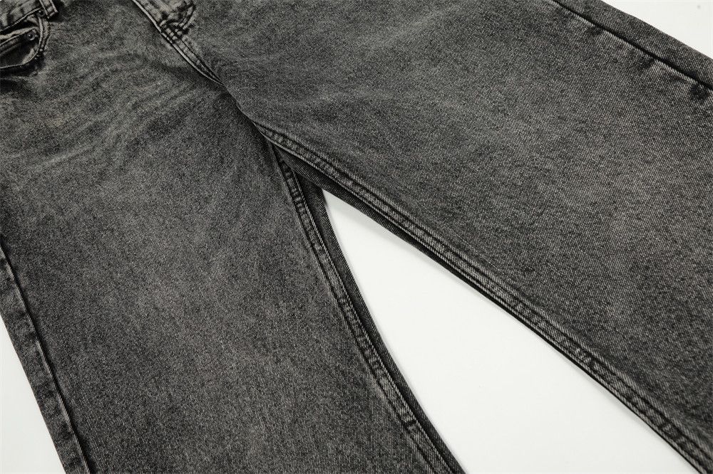 Japanese Brand × Jean Heavy washed distressed men's punk retro straight jeans Size US 32 / EU 48 - 5 Thumbnail