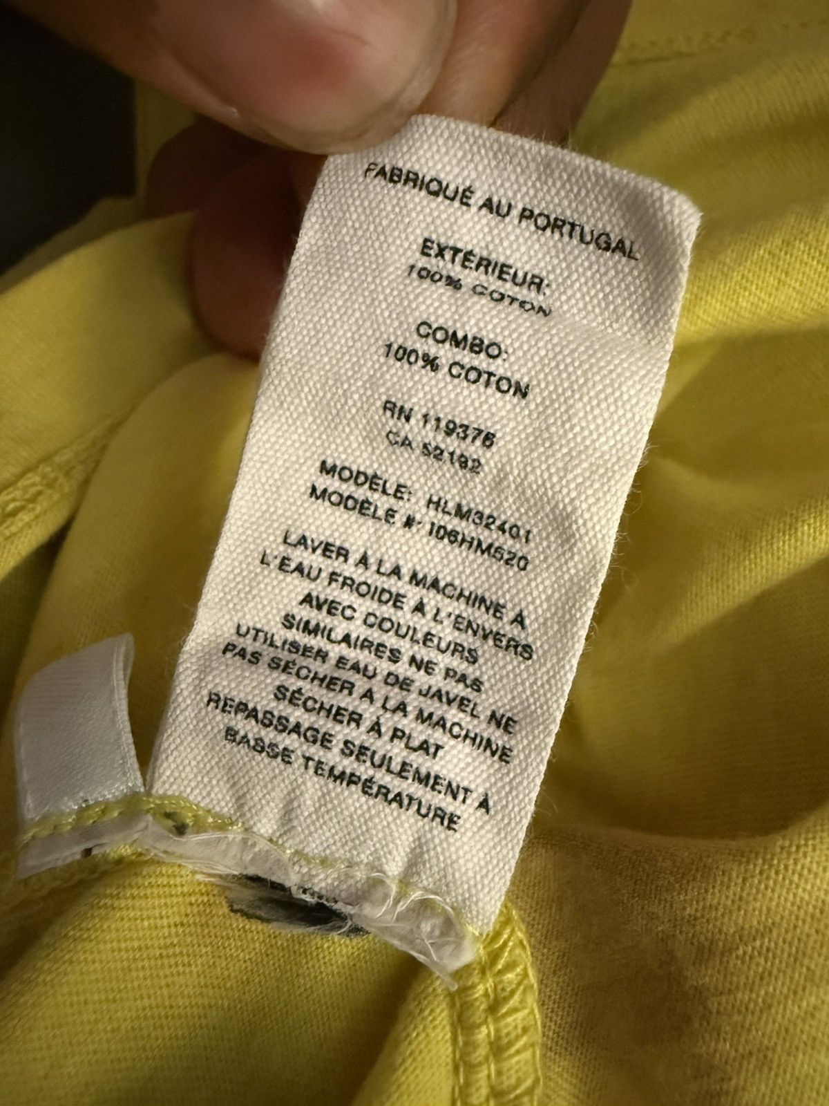 Helmut Lang Helmut Lang yellow camel tie dye Size US M / EU 48-50 / 2 - 6 Thumbnail