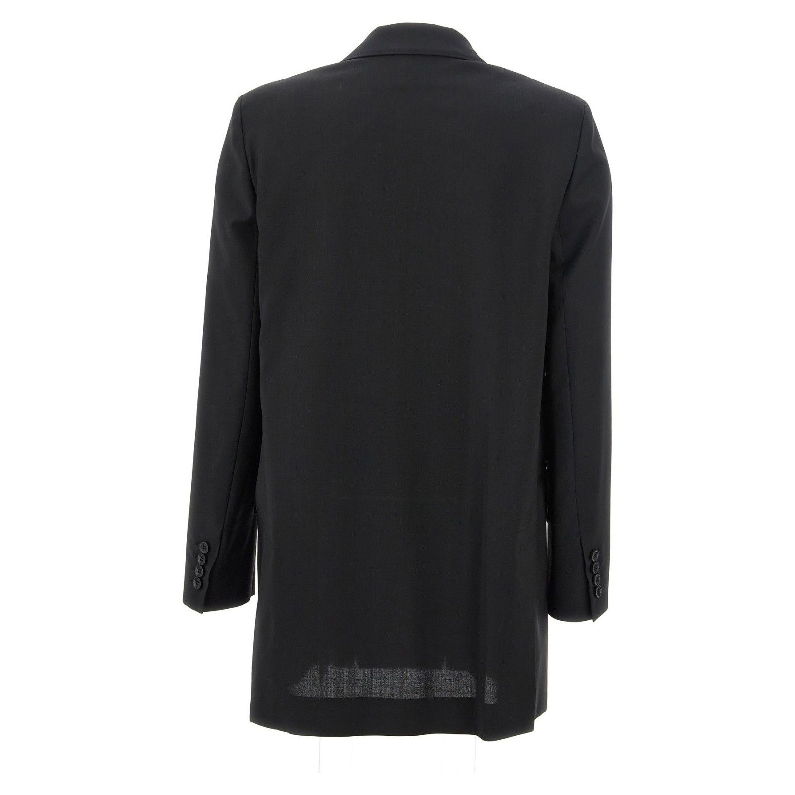 Max Mara MAX MARA Nebbie Double Breasted Black Wool Blazer New & Auth Size M / US 6-8 / IT 42-44 - 2 Thumbnail