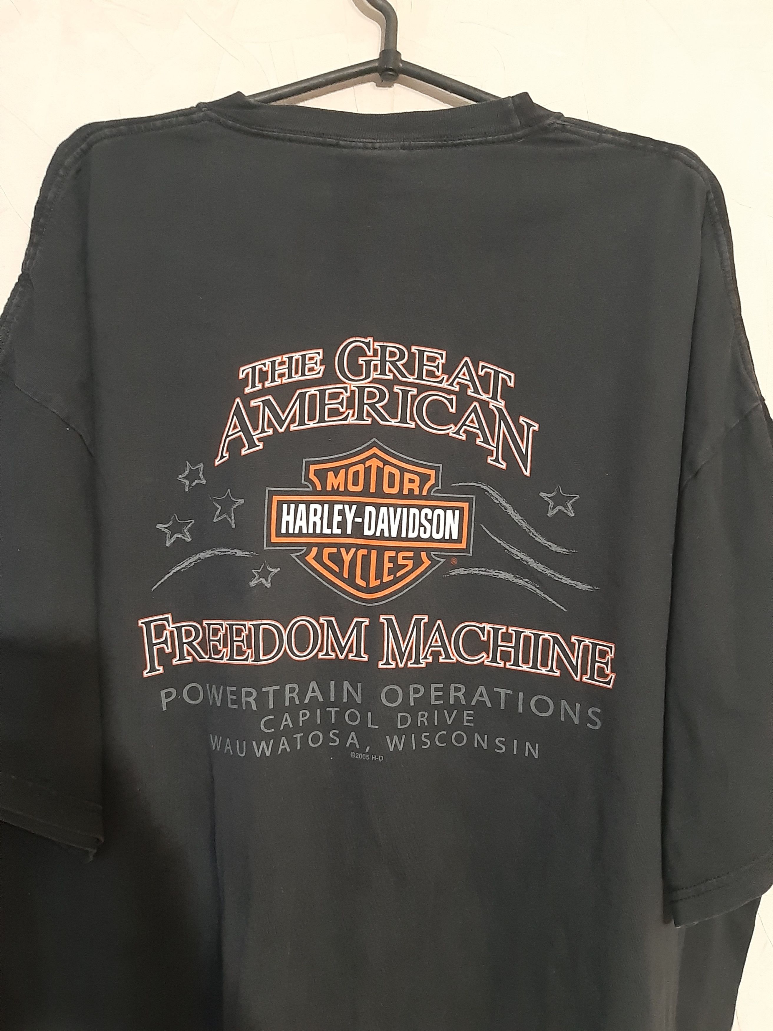 Harley Davidson × Vintage Vintage Harley Davidson 3XL jeresy Size US XXL / EU 58 / 5 - 5 Thumbnail