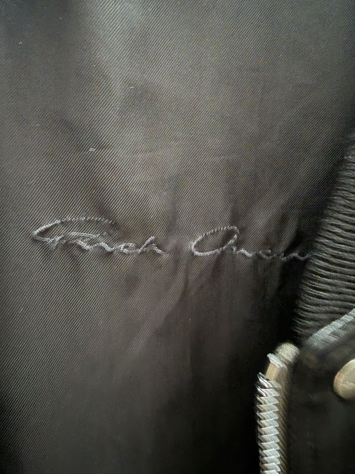 Rick Owens FOGACHINE S/S 22 - FLIGHT JACKET - LAMBSKIN Size US XL / EU 56 / 4 - 17 Thumbnail