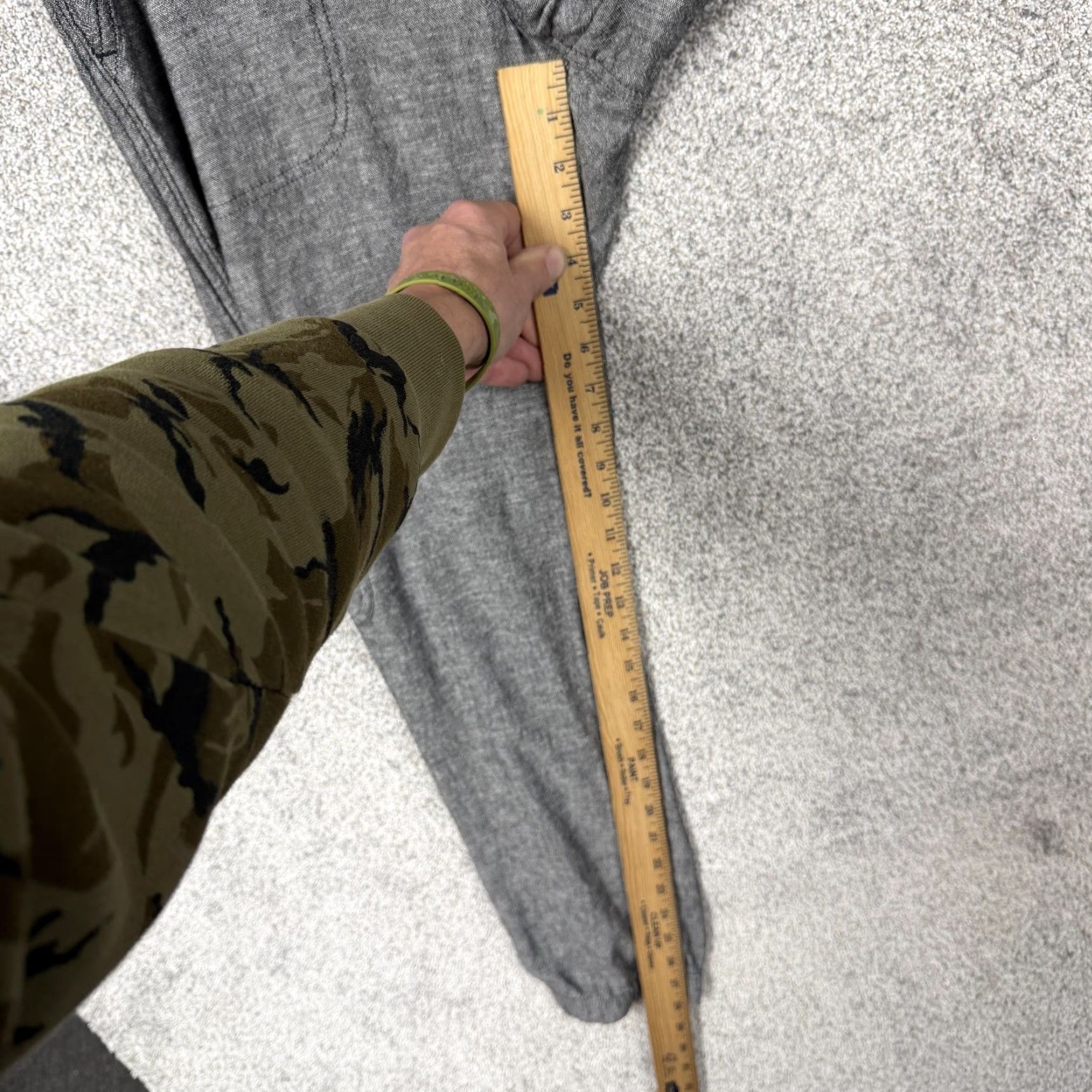 Vintage Sonoma Cargo Pants Womens Size 10 Gray Jogger Linen Blend Lagenlook Utility Pants Size 32" / US 10 / IT 46 - 4 Thumbnail