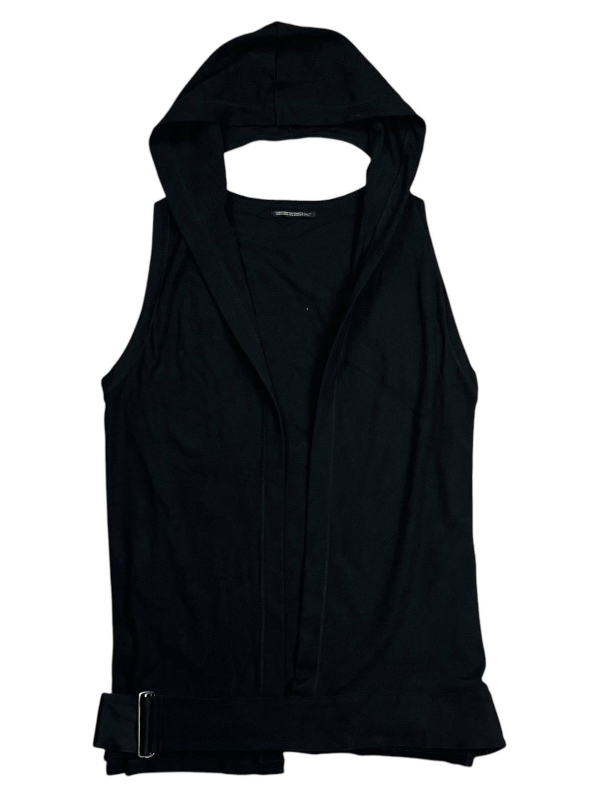 90s Yohji Yamamoto AAR hidden hood vest Yohji Yamamoto D'urban