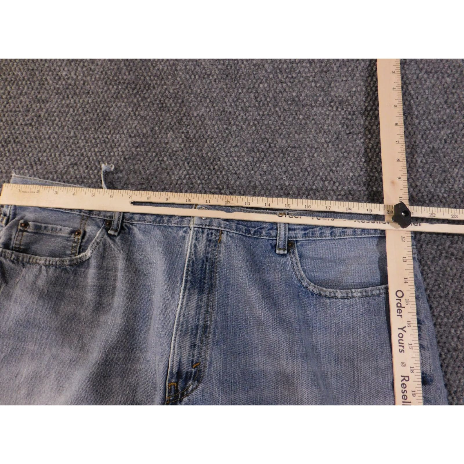 Levi's Levi's 559 Jeans Relaxed Straight Men 42x30 Light Blue Denim Distressed Jeans Men Size US 42 / EU 58 - 6 Thumbnail