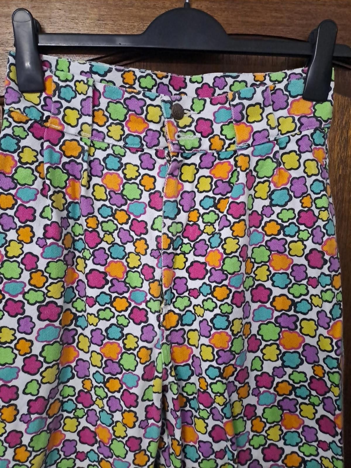 Other Lucy & Yak Addison Colourful Floral High-Waisted Jean 28/30 Size 28" / US 6 / IT 42 - 3 Thumbnail