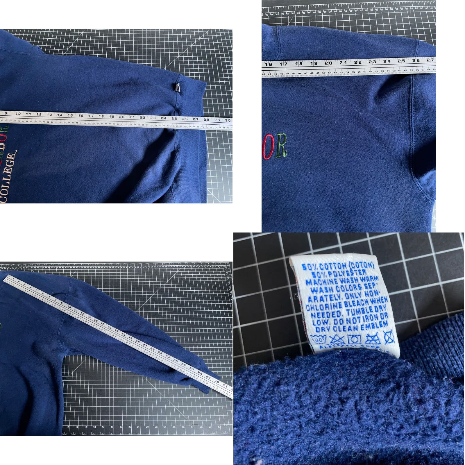 Russell Athletic VINTAGE Russell Athletic Sweatshirt 90s College Arbor Springs Blue Faded 2XL Mens Crew Neck Pullover Graphic Print Embroidered Logo Size US XXL / EU 58 / 5 - 8 Thumbnail