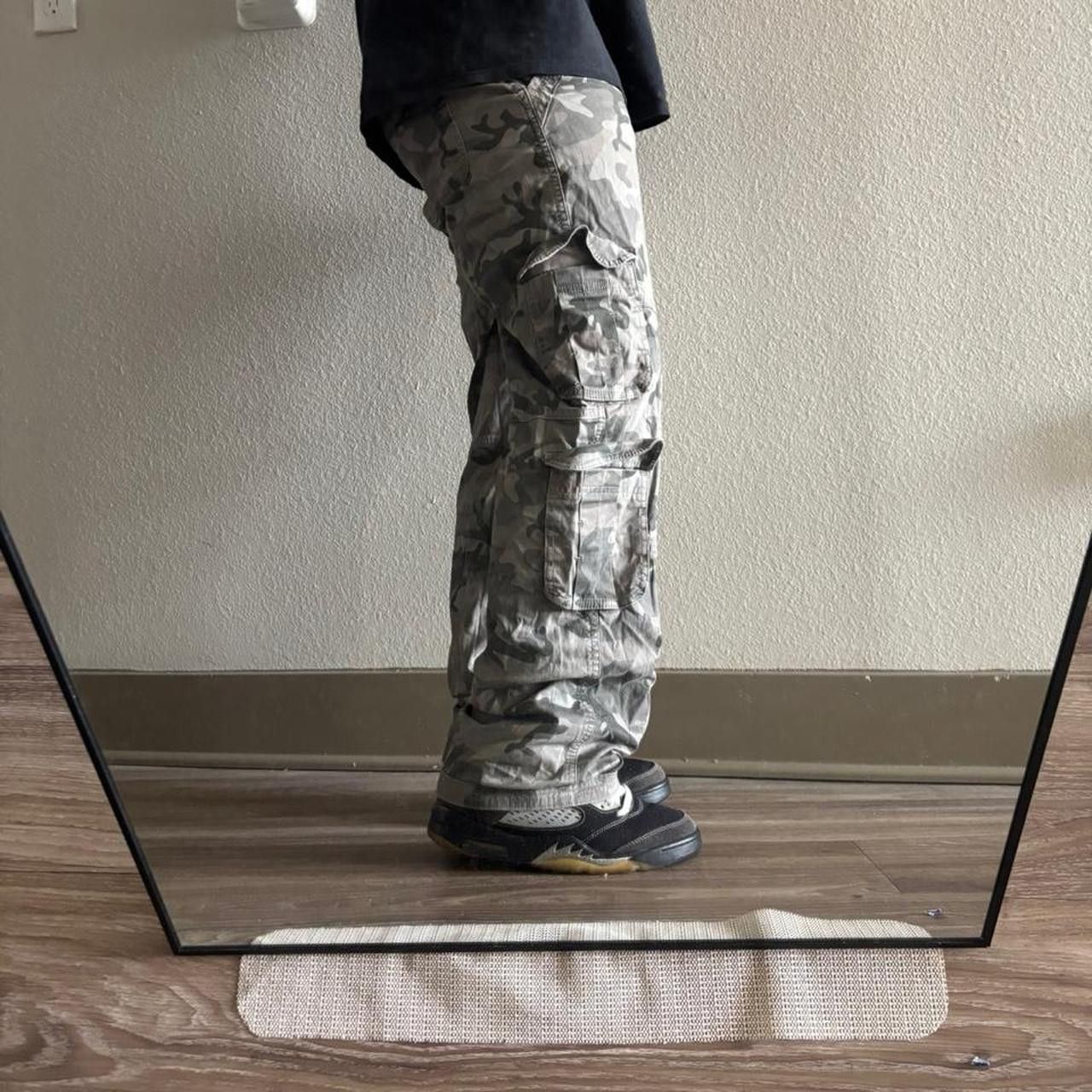 Abercrombie & Fitch Crazy Vintage Y2K/2000s Grunge Abercrombie Camo Streetwear Cargo Pants! 27x29 Size US 27 - 2 Thumbnail