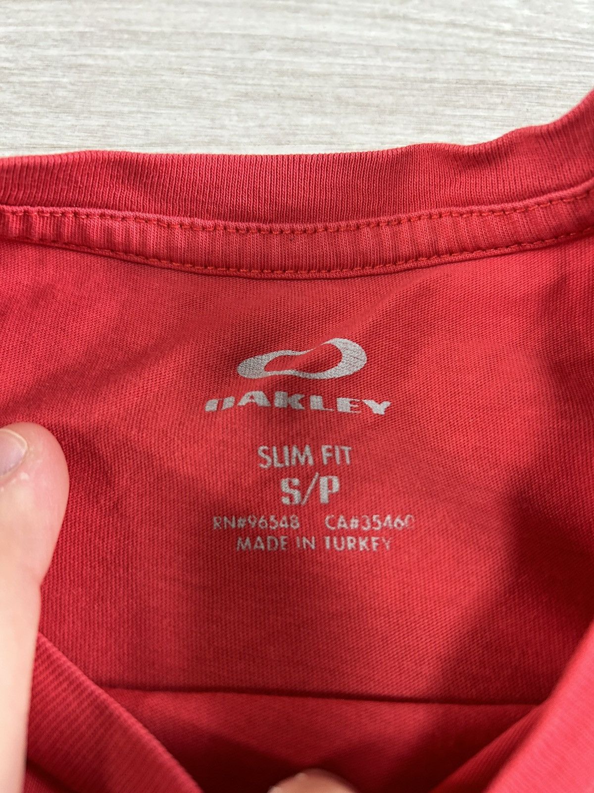 Oakley OAKLEY Big logo center T-shirt faded color size XS Size US XS / EU 42 / 0 - 7 Thumbnail