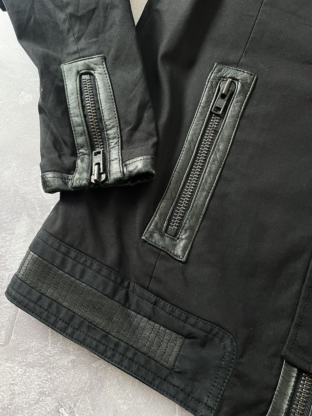 The Kooples The Kooples Jacket Black with Leather Trim size L Size US L / EU 52-54 / 3 - 2 Thumbnail