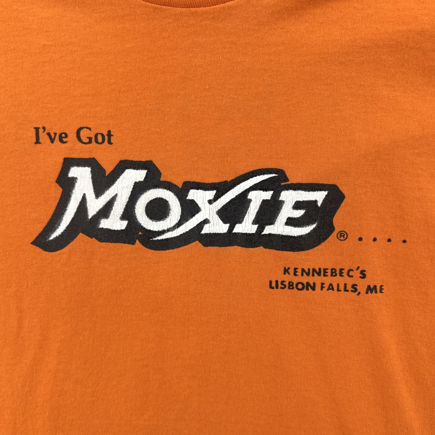 Hanes VTG Hanes Fifty-Fifty Mens L Orange Crew Neck Short Sleeve T-Shirt USA Made 80s Shirt MN Boys Men Womens Size US L / EU 52-54 / 3 - 6 Thumbnail