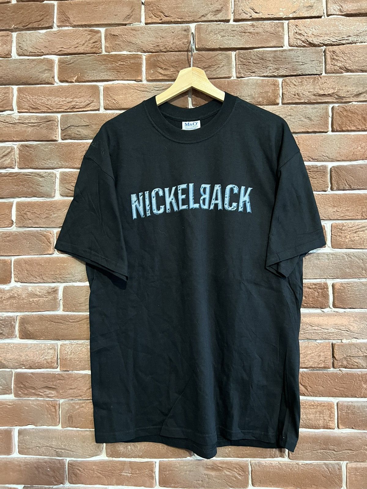 Band Tees Vintage 00s Nickelback Silver Side Tour Tee Rare Travis Y2K Size US L / EU 52-54 / 3 - 2 Thumbnail