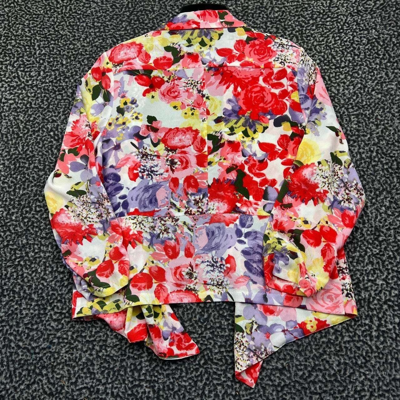Other Michel Blazer Jacket Women Medium Floral Long Sleeve M Size M / US 6-8 / IT 42-44 - 7 Thumbnail