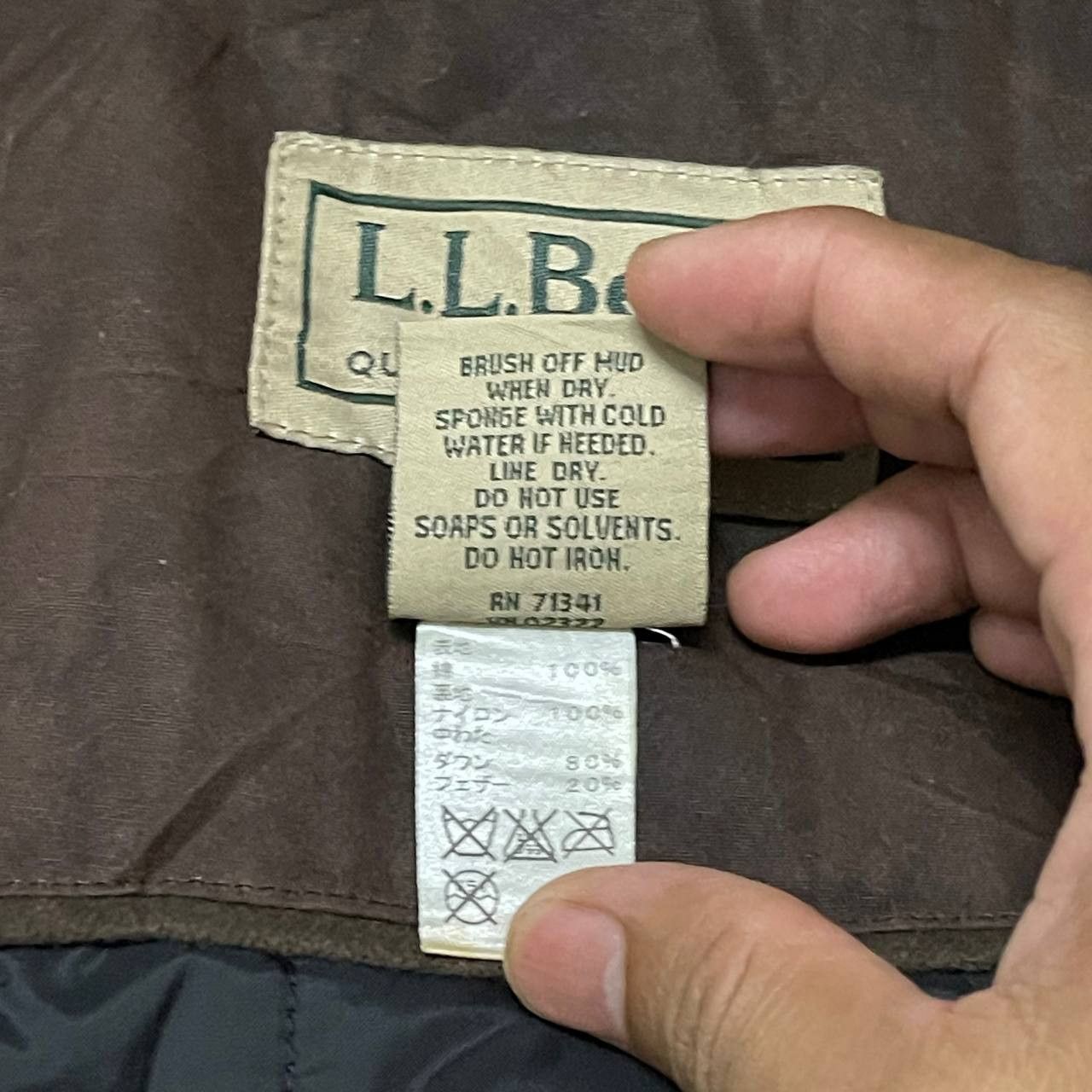 L.L. Bean L.L. Bean Waxed Goose Down Puffer Jacket Size US XL / EU 56 / 4 - 14 Thumbnail