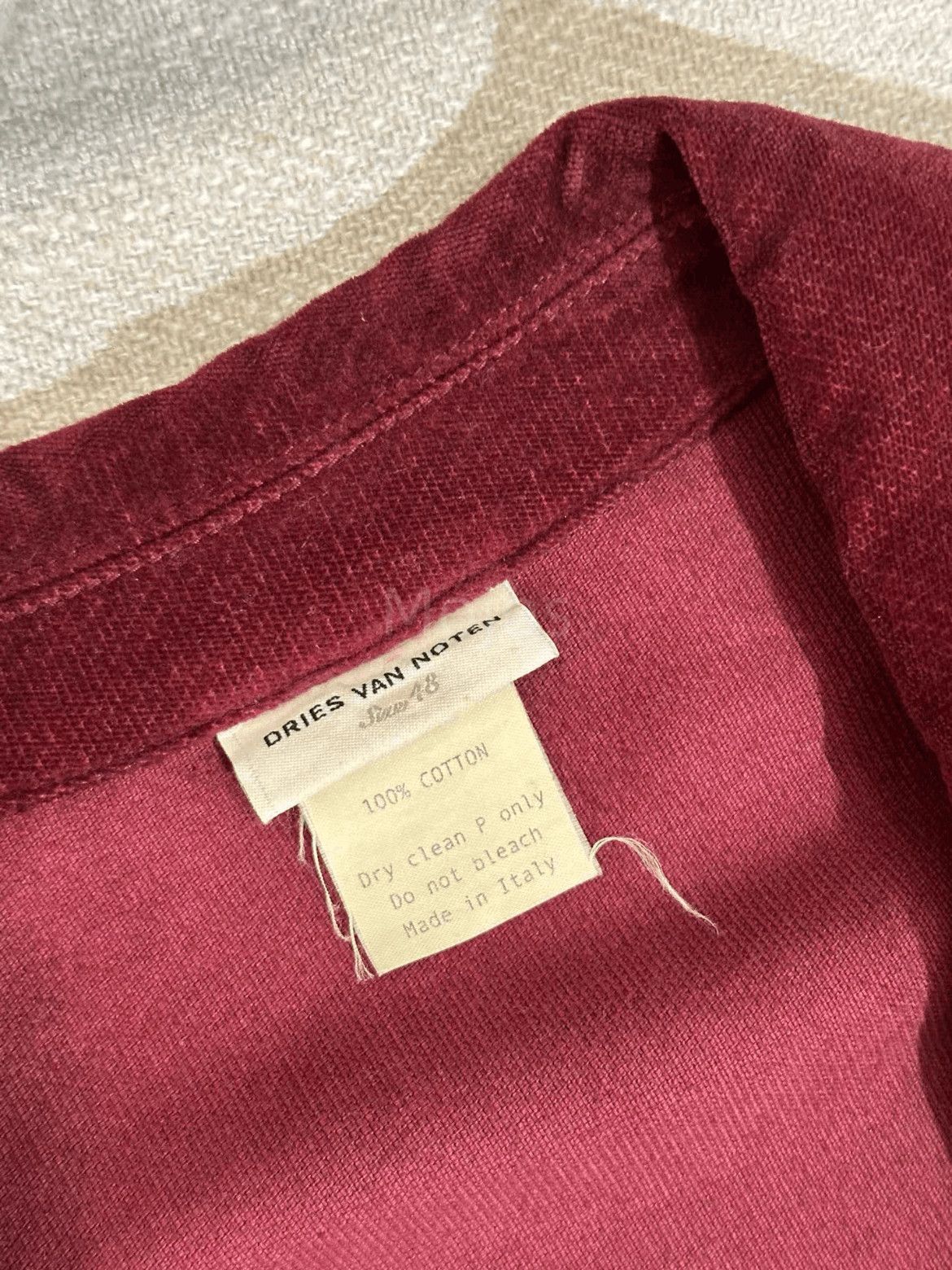 Dries Van Noten Sz 48 Dries Van Noten Vintage Velvet Jacket-2508 Size US M / EU 48-50 / 2 - 5 Thumbnail