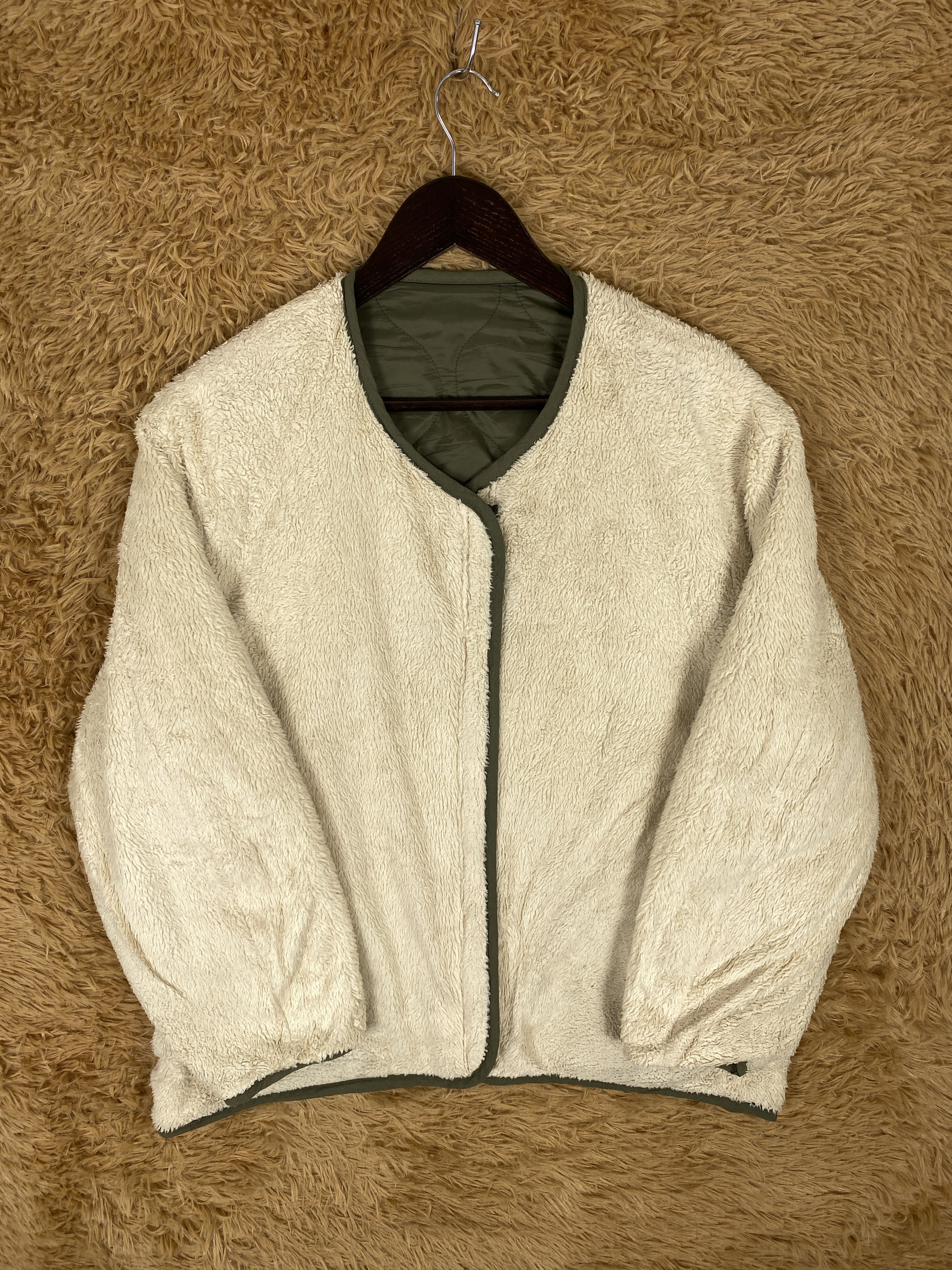 Japanese Brand Vintage Midium Quilted Fleece Reversible Jacket Size US S / EU 44-46 / 1 - 8 Thumbnail