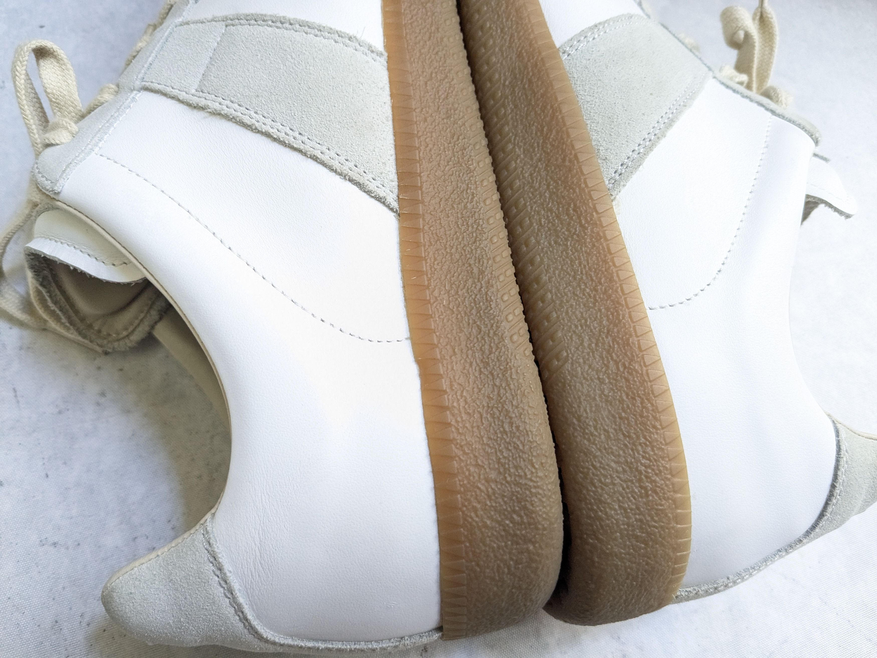 Maison Margiela Maison Margiela Replica GAT Sneakers White Gray 11 44 Gum Size US 11 / EU 44 - 11 Thumbnail