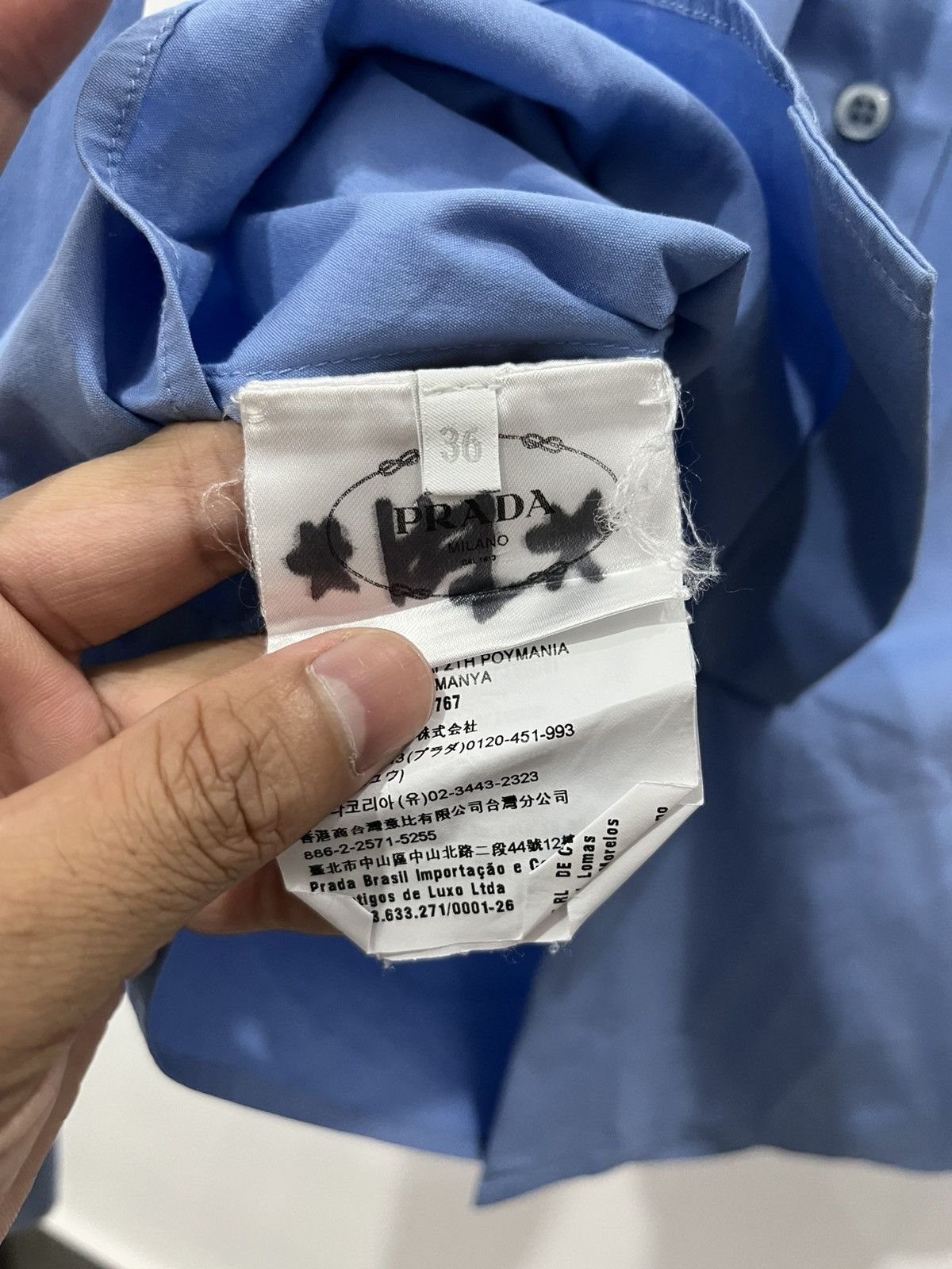 Prada Prada office shirt Size S / US 4 / IT 40 - 4 Thumbnail