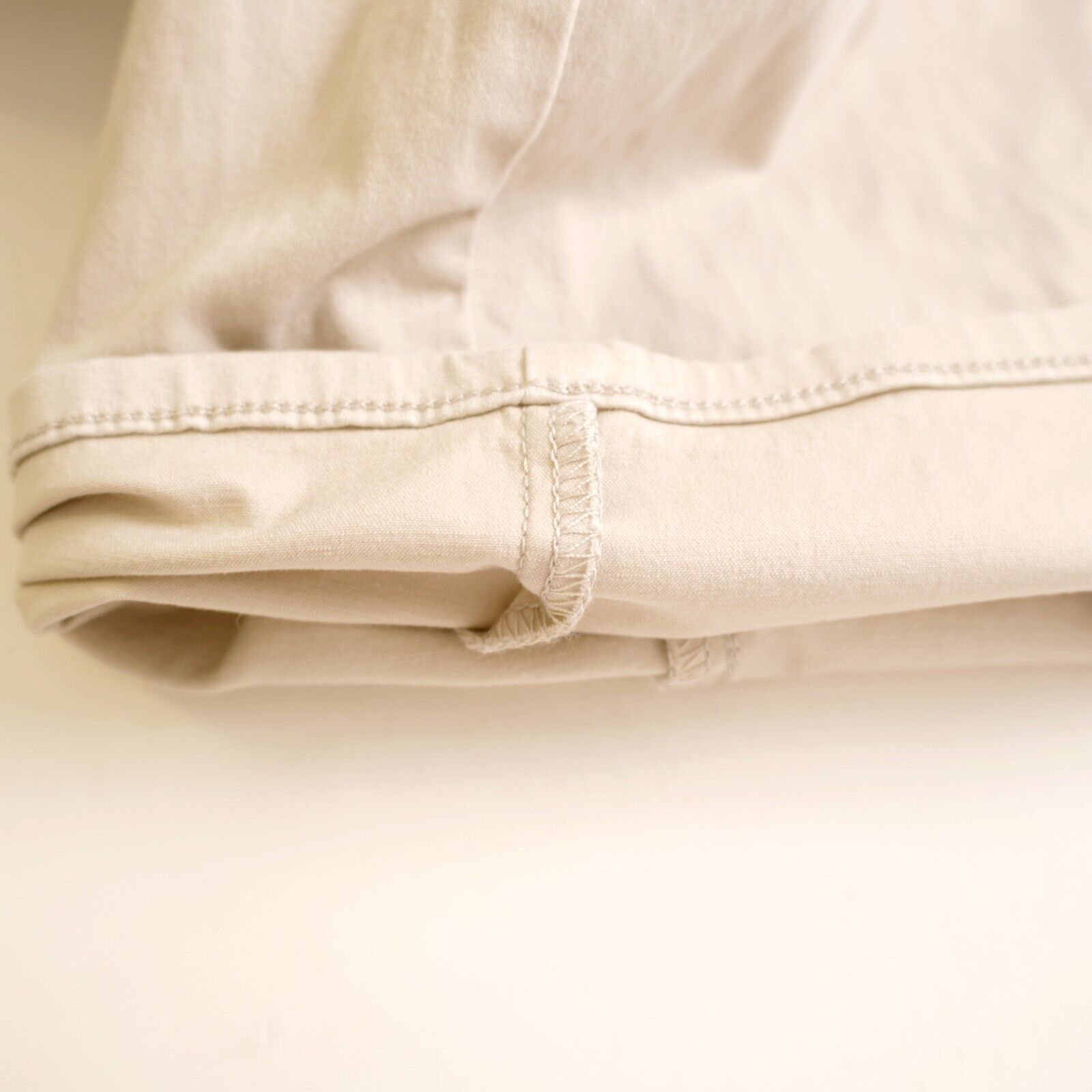 Lucky Brand Lucky Brand 363 Vintage Straight Lightweight Cream Jeans Mid Size US 34 / EU 50 - 7 Thumbnail
