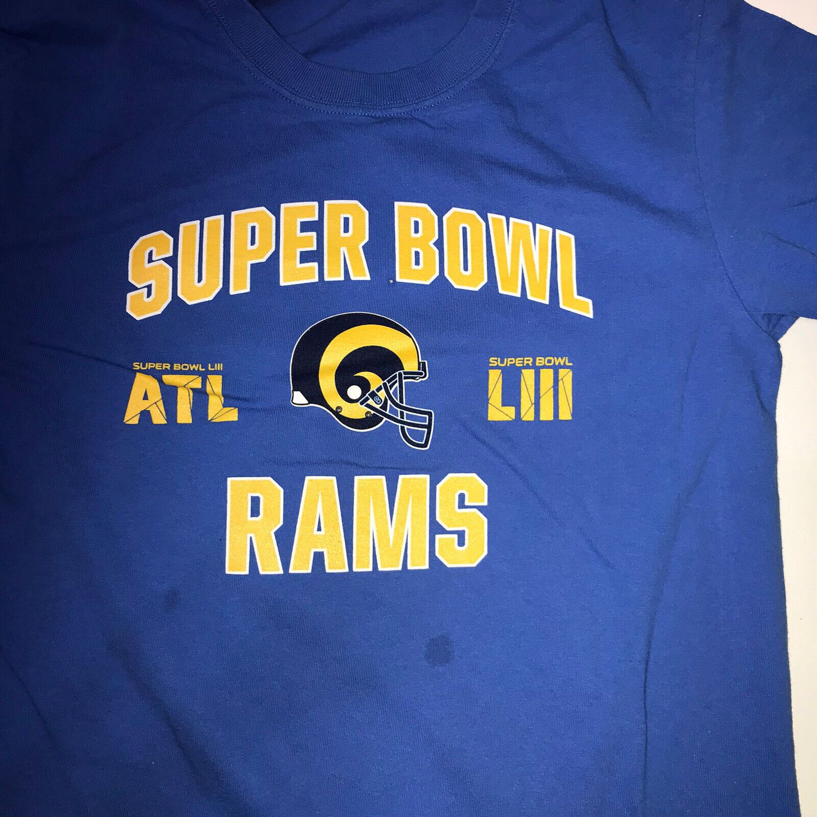 Port Authority NFL Superbowl Rams T-Shirt Men's S Short Sleeve With Graphic Size US S / EU 44-46 / 1 - 3 Thumbnail