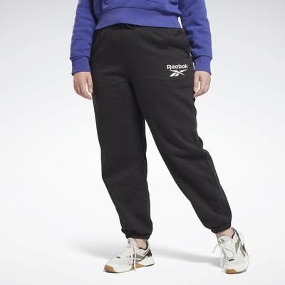 Reebok Reebok Women's Identity Logo Fleece Joggers in Black Size 2X Size 39" - 1 Thumbnail