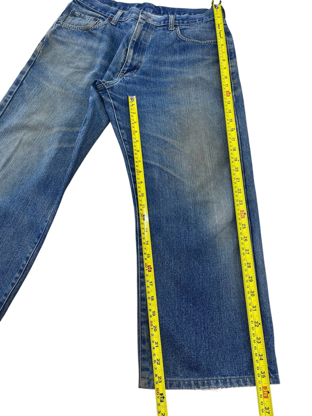 Japanese Brand Japanese Brand Mud Wash Whiskered Style Baggy Jeans Size US 32 / EU 48 - 8 Thumbnail