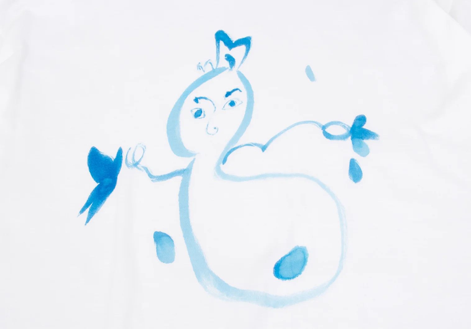 Yohji Yamamoto Yohji Yamamoto Snowman Drawing Print Tee Size US M / EU 48-50 / 2 - 6 Thumbnail