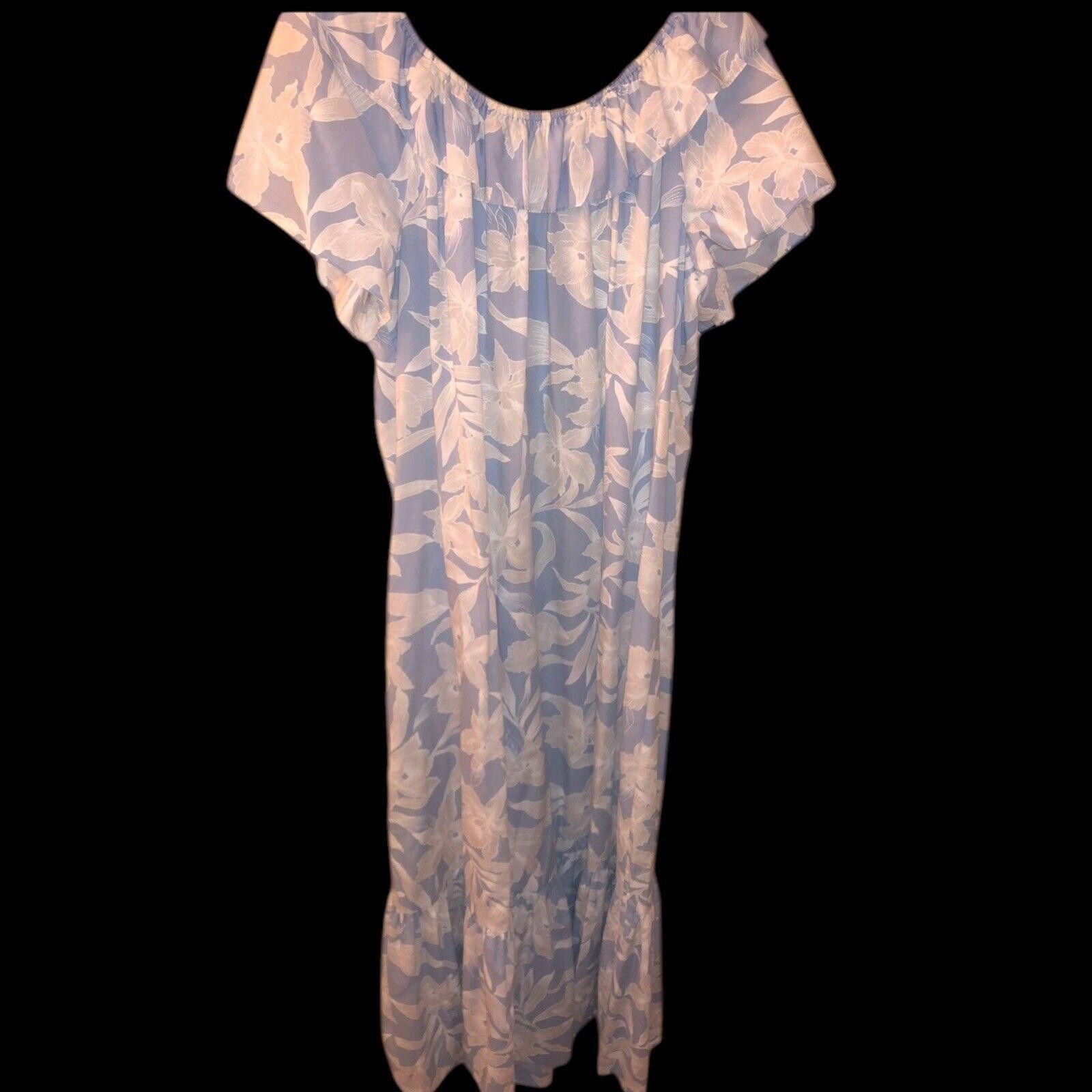 Hilo Hattie Vintage Hilo Hattie Long Floral Print Hawaiian MuuMuu 2XL Size XXL / US 16-18 / IT 52-54 - 2 Thumbnail