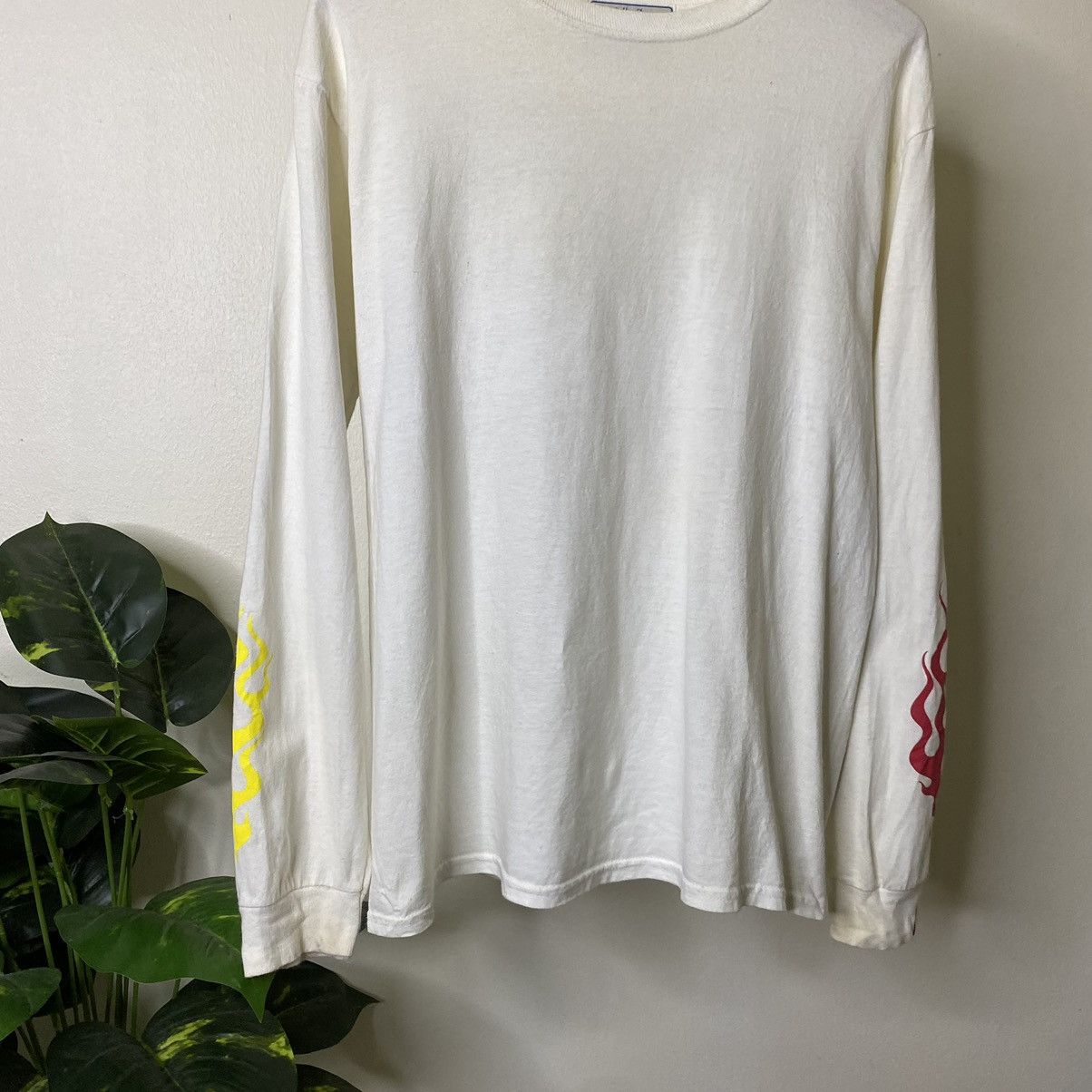 Japanese Brand × West Coast Choppers Gravy Source Crazy Flaming Detailing LS T Shirt Size US M / EU 48-50 / 2 - 9 Thumbnail