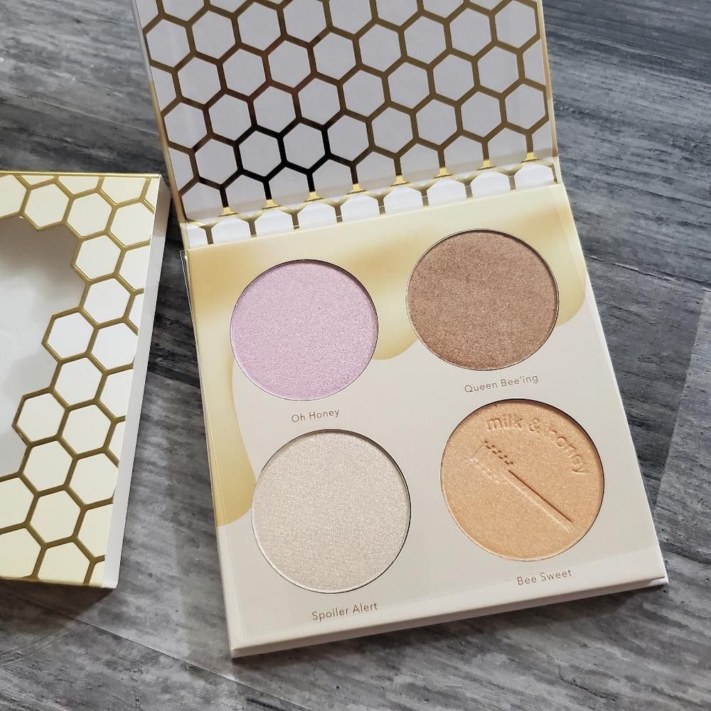 Designer Beauty Bakerie Milk & Honey highlighter palette Size ONE SIZE - 5 Thumbnail