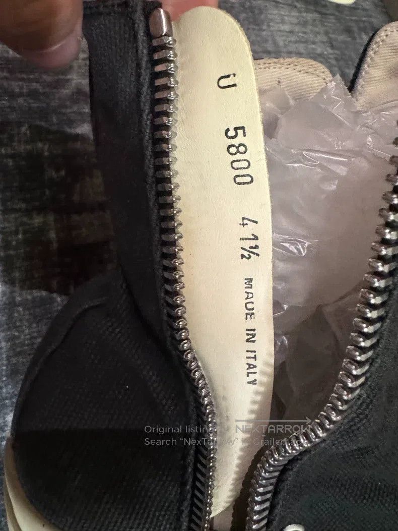 Rick Owens Rick Owens Double-thread silk-faced Converse shoes Size US 8.5 / EU 41-42 - 7 Thumbnail