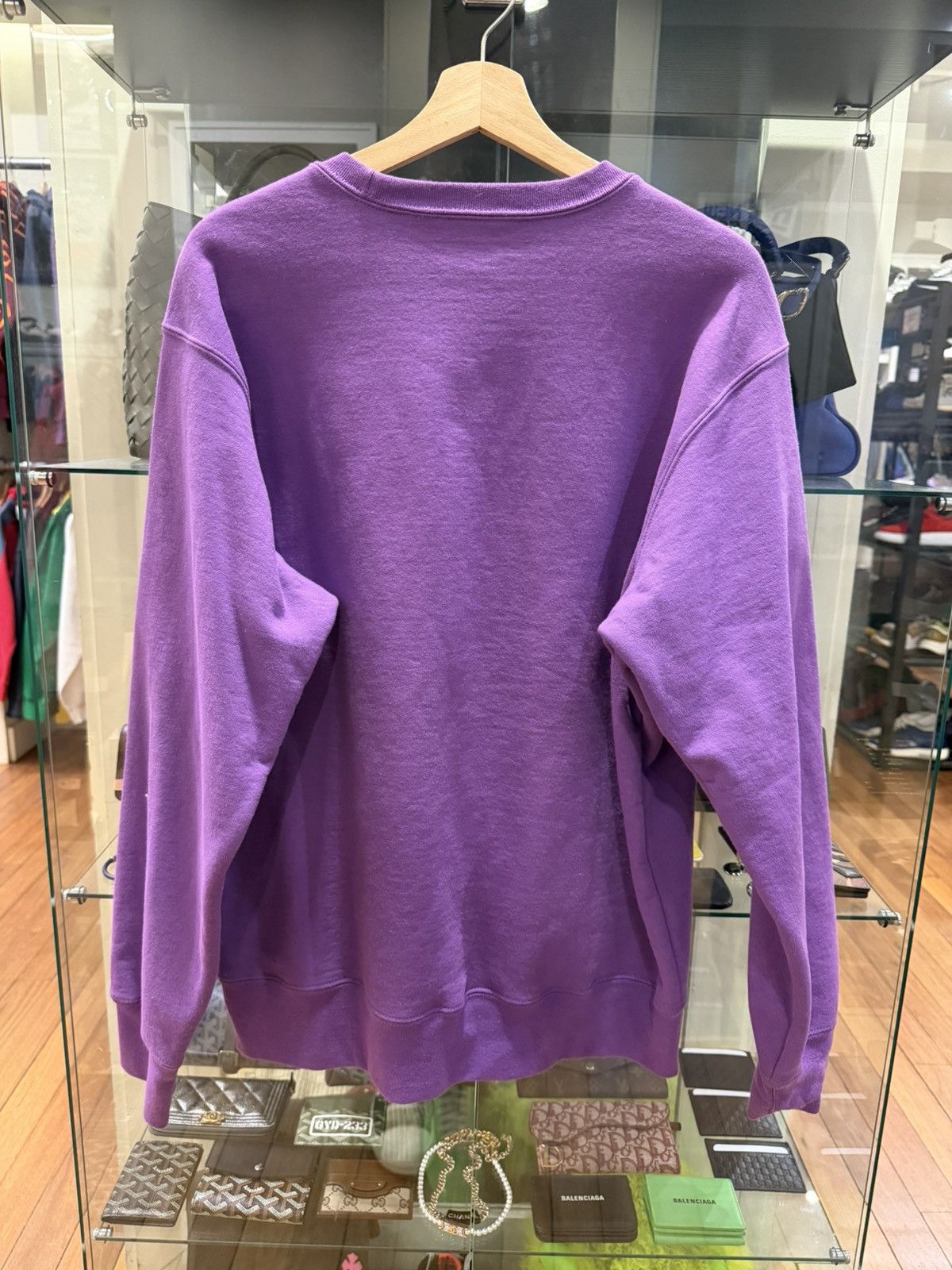 Supreme Supreme World Famous Crewneck - Purple Size US L / EU 52-54 / 3 - 2 Thumbnail