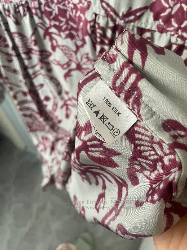 Dries Van Noten Dries Van Noten size:38 Silk printed top Size S / US 4 / IT 40 - 3 Thumbnail