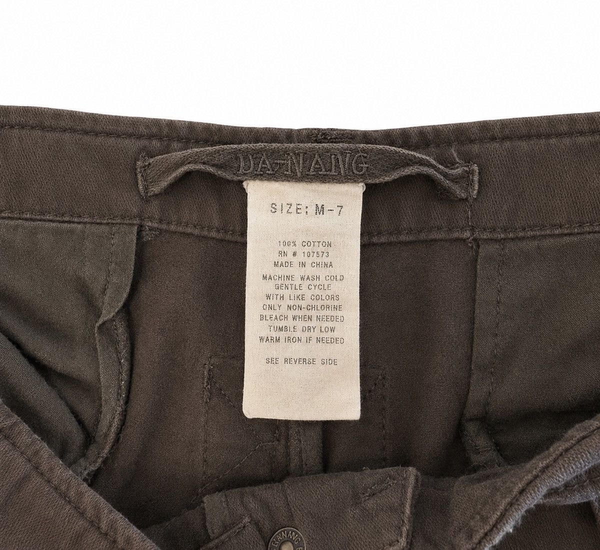 Other Da-Nang Embroidered Cargo Pants | Y2K Military Boho Style Size 28" / US 6 / IT 42 - 9 Thumbnail