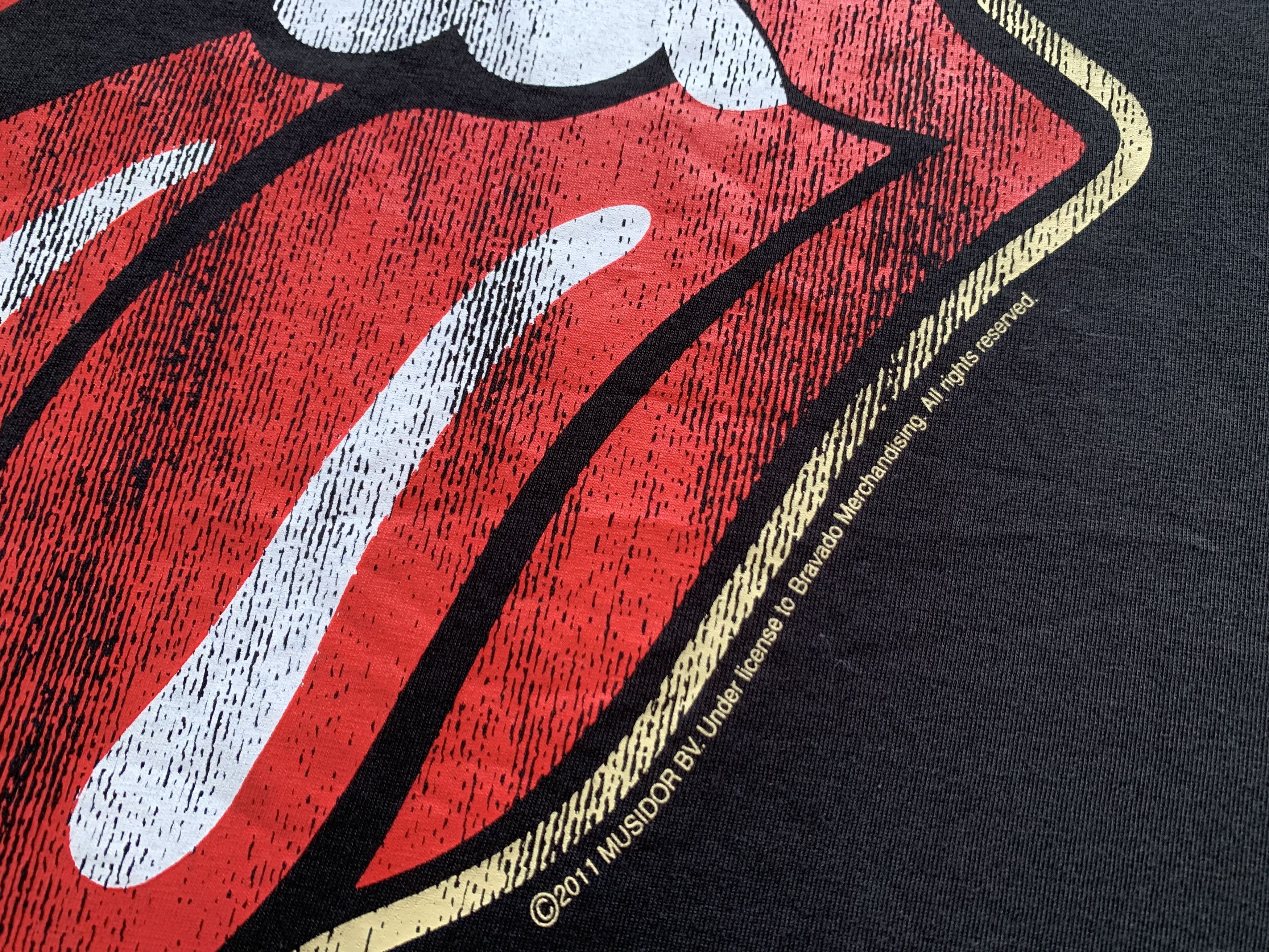 Band Tees × The Rolling Stones × Vintage The Rolling Stones Vintage 2011 T-Shirt Size US L / EU 52-54 / 3 - 5 Thumbnail