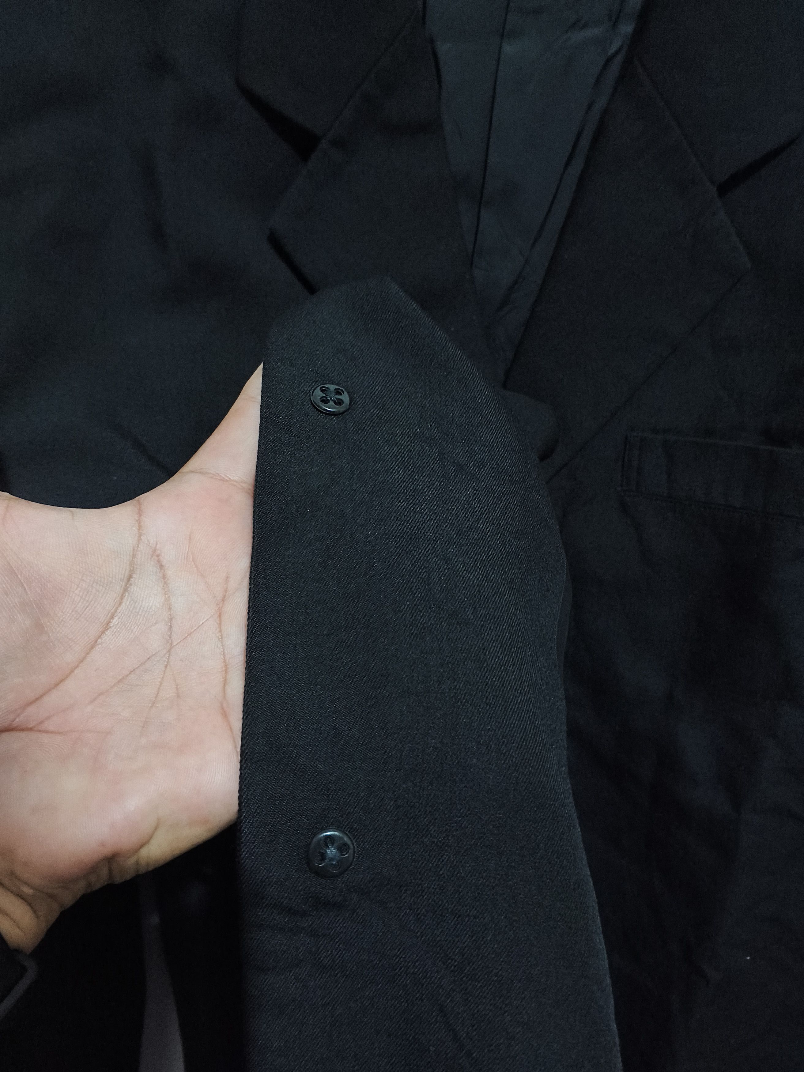 Yohji Yamamoto 🔥Vintage 90s Y's For men Oversized 3 Button Wool Blazer Size 48R - 8 Thumbnail