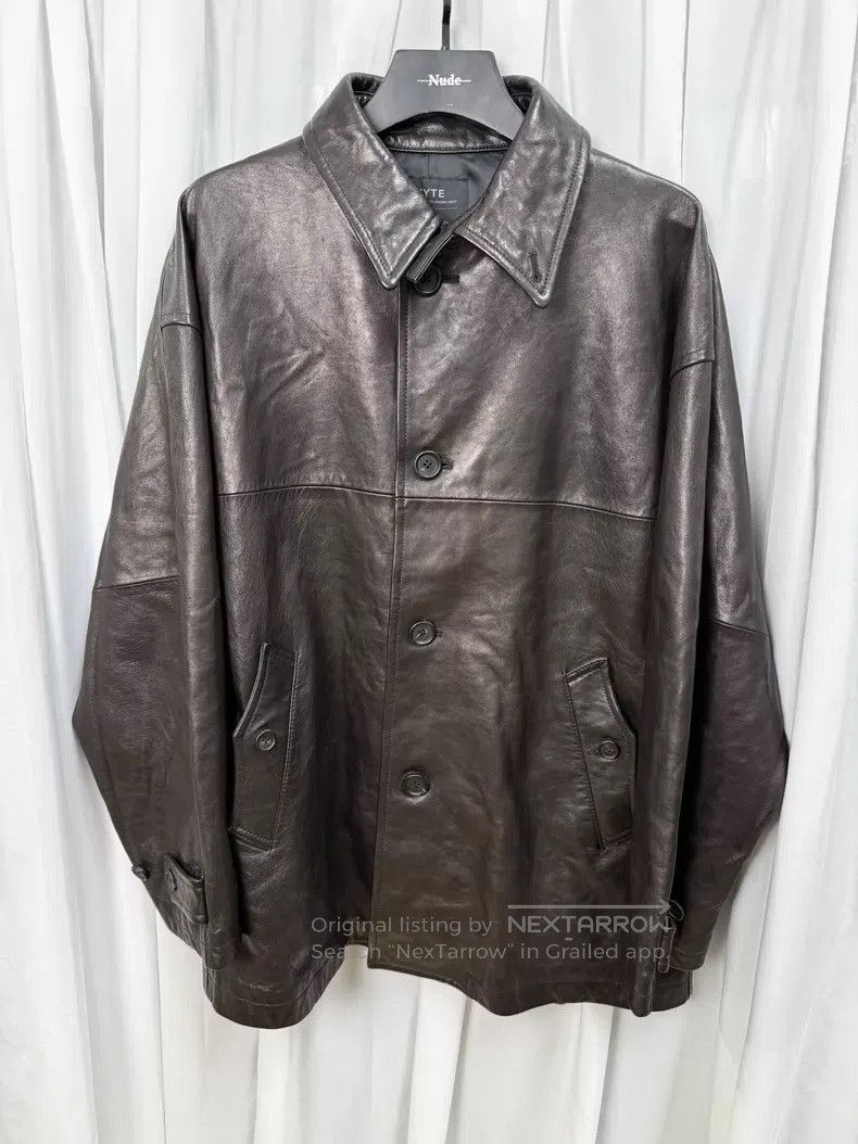 Yohji Yamamoto Yohji Yamamoto Loose fit sheepskin leather jacket| Size US L / EU 52-54 / 3 - 1 Thumbnail