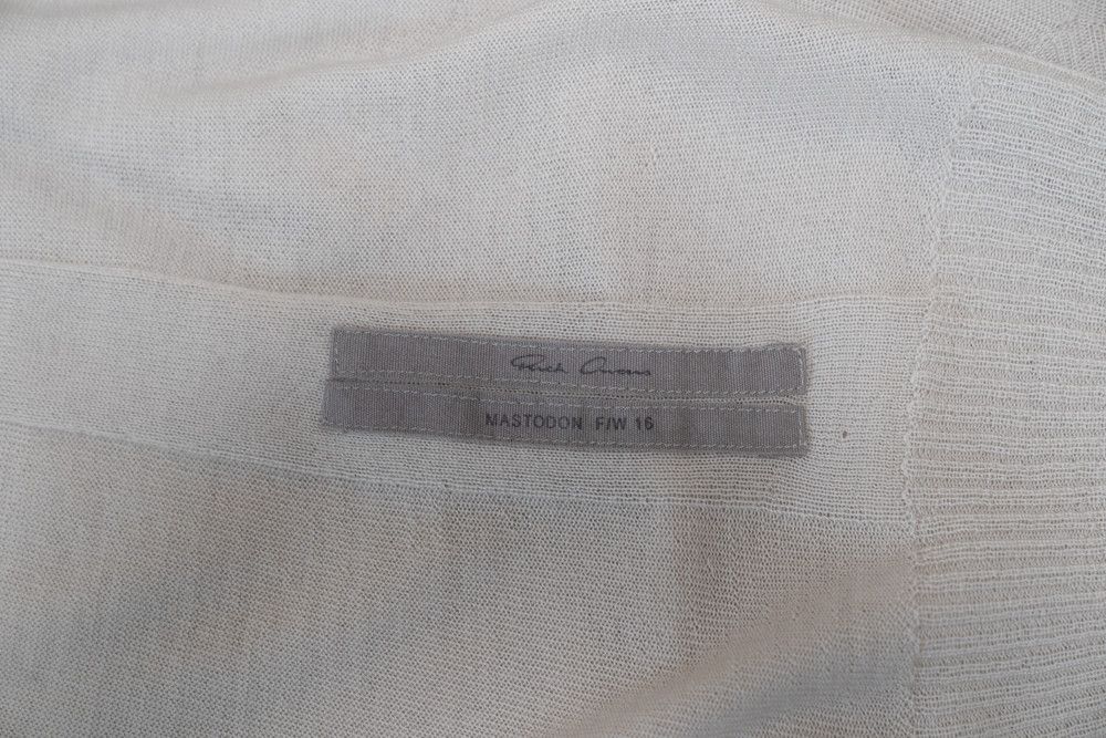 Rick Owens Rick Owens 16FW MASTODON Oversized Turtle Neck Sweater Pearl Size US L / EU 52-54 / 3 - 11 Thumbnail