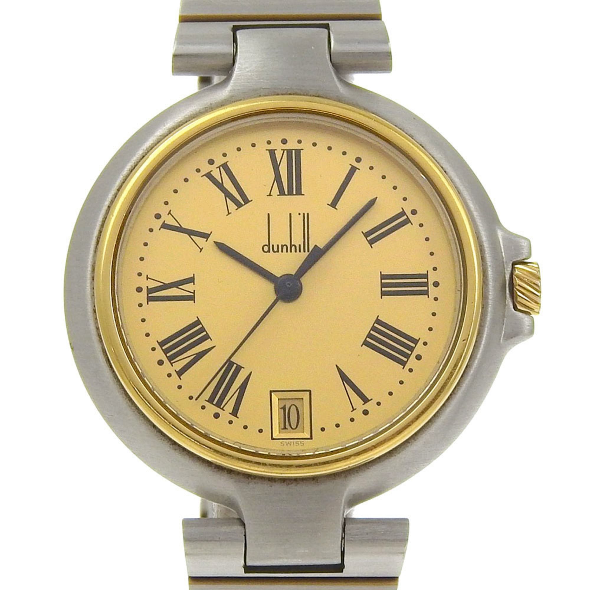 Alfred Dunhill Dunhill Women's Stainless Steel Quartz Analog Watch with Gold Dial Size ONE SIZE - 1 Thumbnail