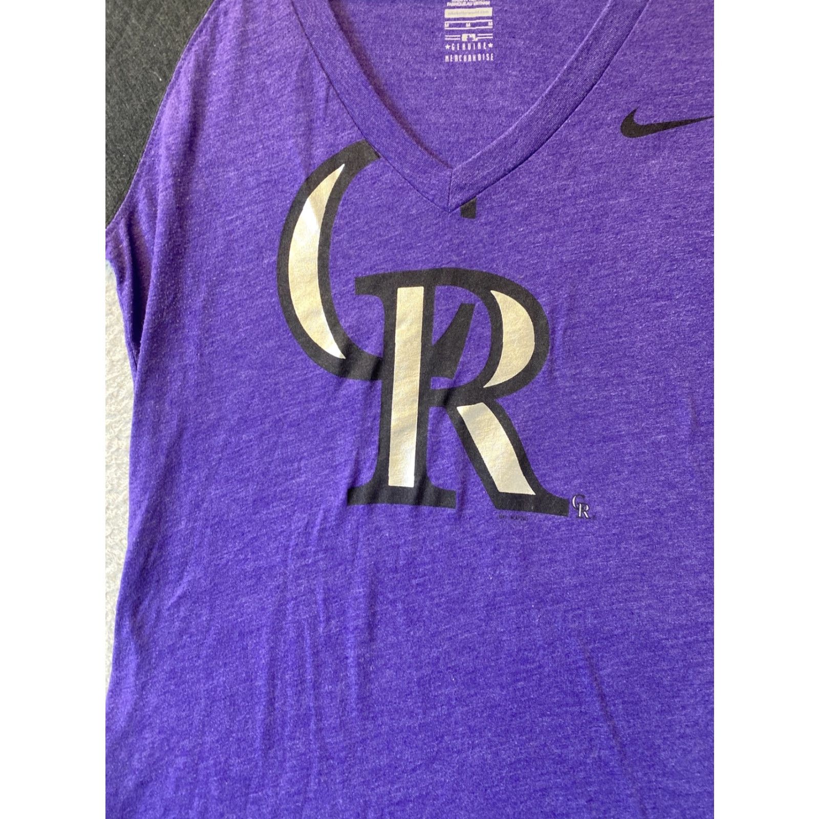 Nike Nike Womens M Short Sleeve T-Shirt Purple 45-44 Genuine Merchandise Size M / US 6-8 / IT 42-44 - 2 Thumbnail
