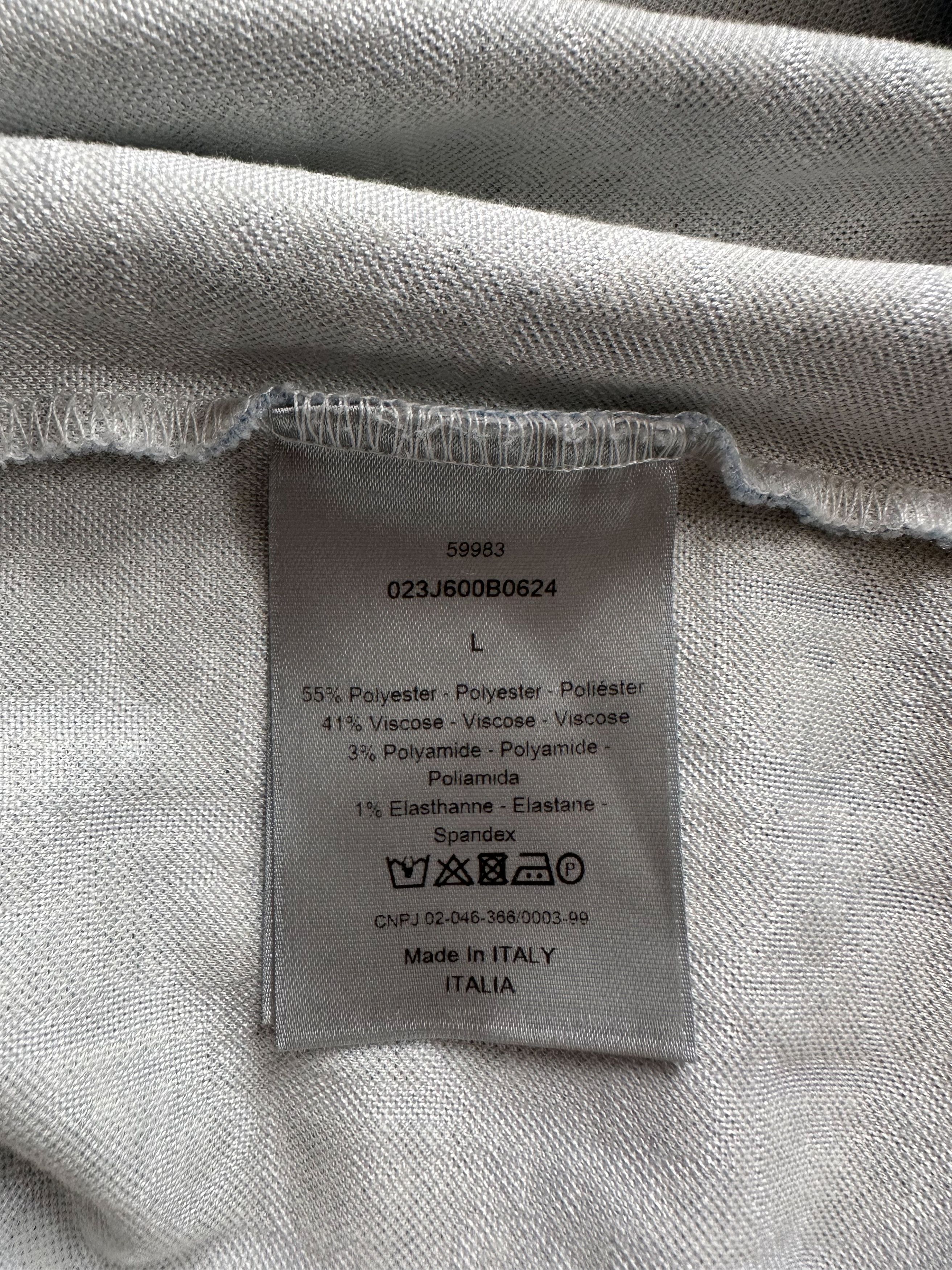 Dior Dior Blue & White Gradient Oblique T-Shirt Size US L / EU 52-54 / 3 - 5 Thumbnail