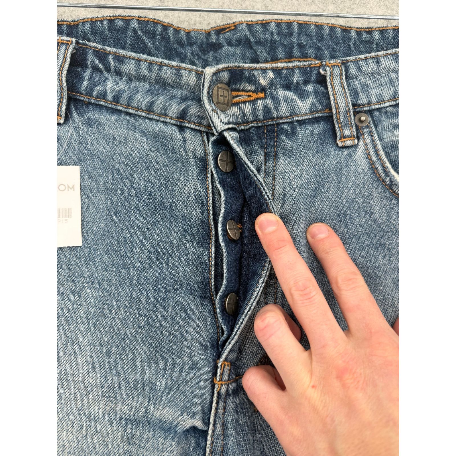 Ksubi NEW Ksubi Chitch Plus One Ripped Light Blue Jeans Size 36 Size US 36 / EU 52 - 2 Thumbnail