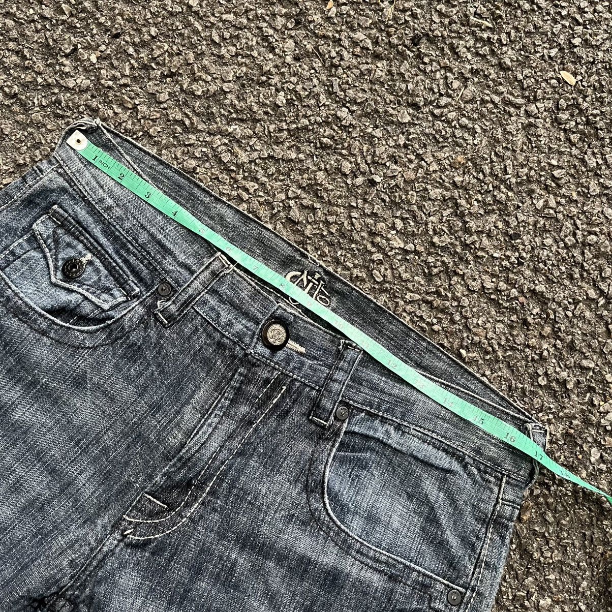 Affliction Crazy JNCO Jeans Affliction Style Cyber Grunge Denim Punk Size US 32 / EU 48 - 6 Thumbnail
