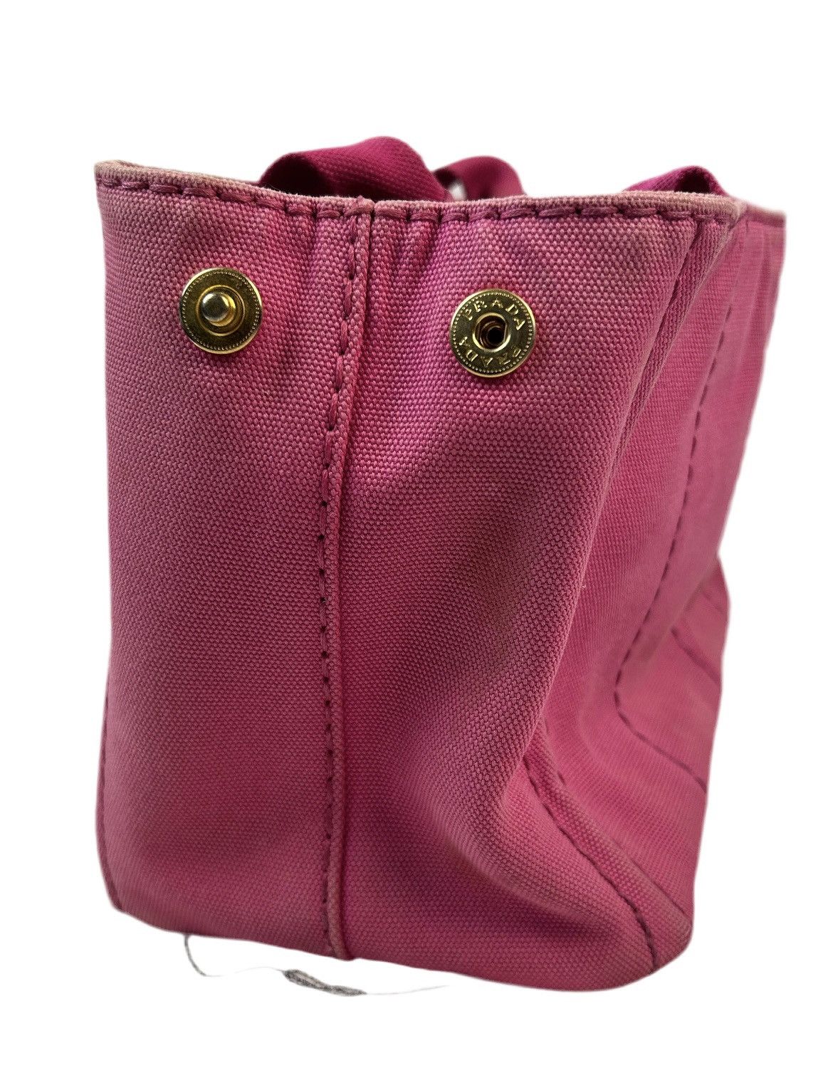 Prada Prada Pink Canapa Hand Bag Size ONE SIZE - 8 Thumbnail
