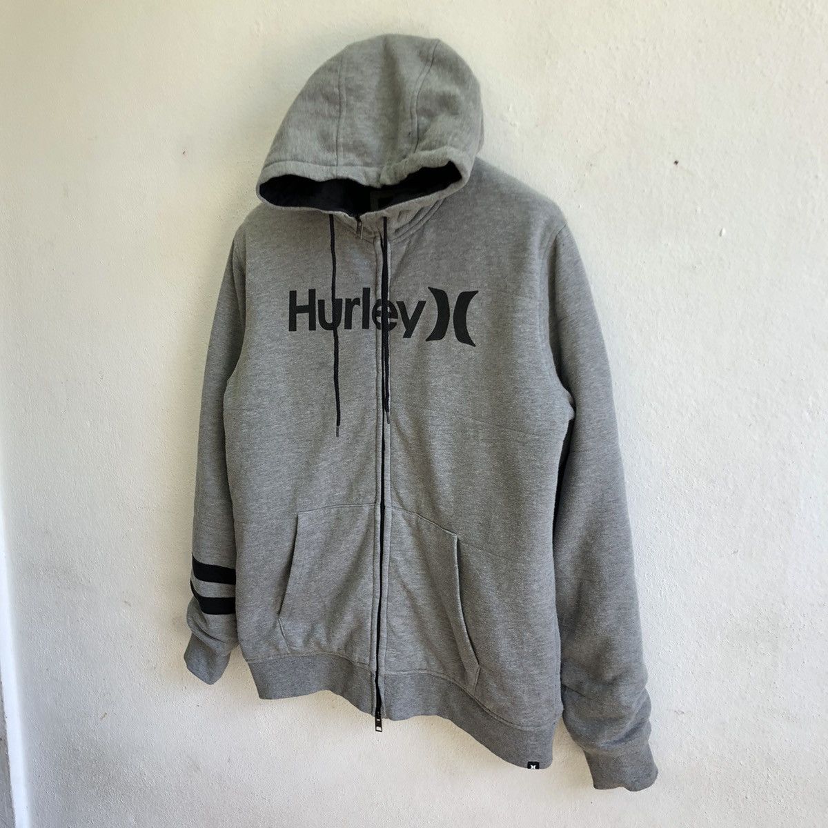 Hurley HURLEY zip up puffer hoodie Size US M / EU 48-50 / 2 - 2 Thumbnail