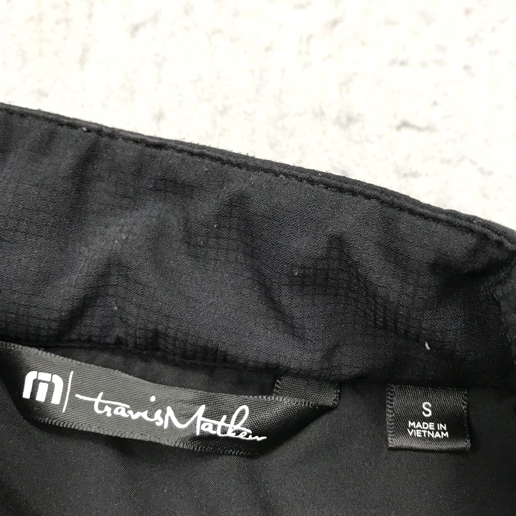 TravisMathew Travis Mathew Jacket Mens Small Black Interlude Puffer Long Sleeve Zip Outdoor Athletic Golf Casual Shirt Size US S / EU 44-46 / 1 - 4 Thumbnail