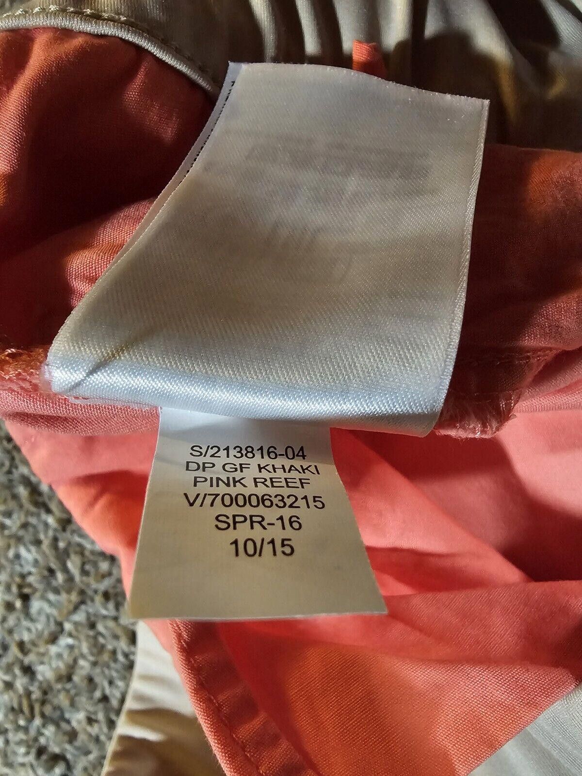 Gap GAP Girlfriend Khaki Pants Size 12 Pink Reef Size 34" / US 12 / IT 48 - 8 Thumbnail