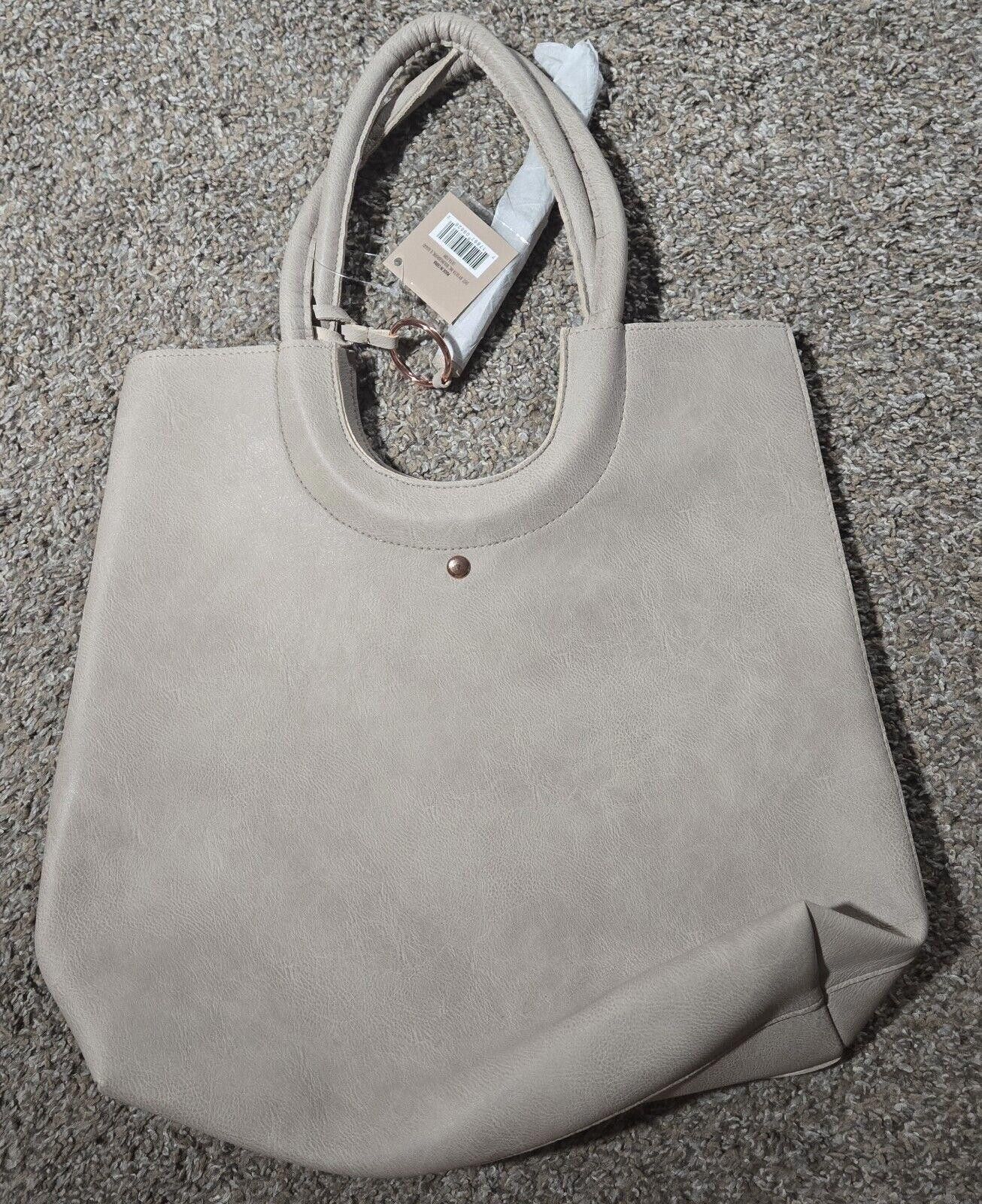 Designer Ulta Beaty Taupe Color Suede Feel Shoulder Bag Tassel NWT Size ONE SIZE - 4 Thumbnail
