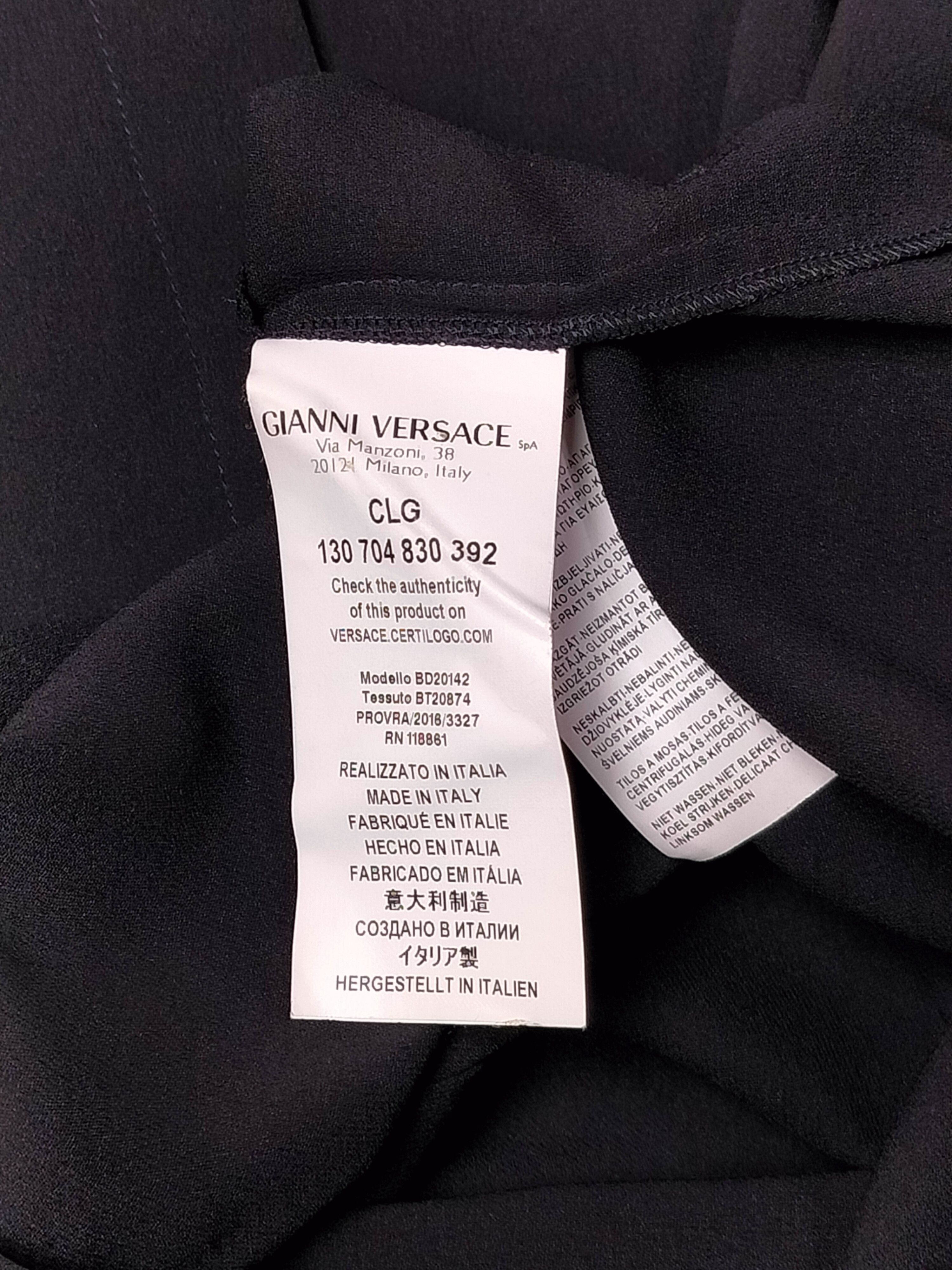 Versus Versace Versus Versace Rose Cut out Georgette Shirt Size M / US 6-8 / IT 42-44 - 8 Thumbnail