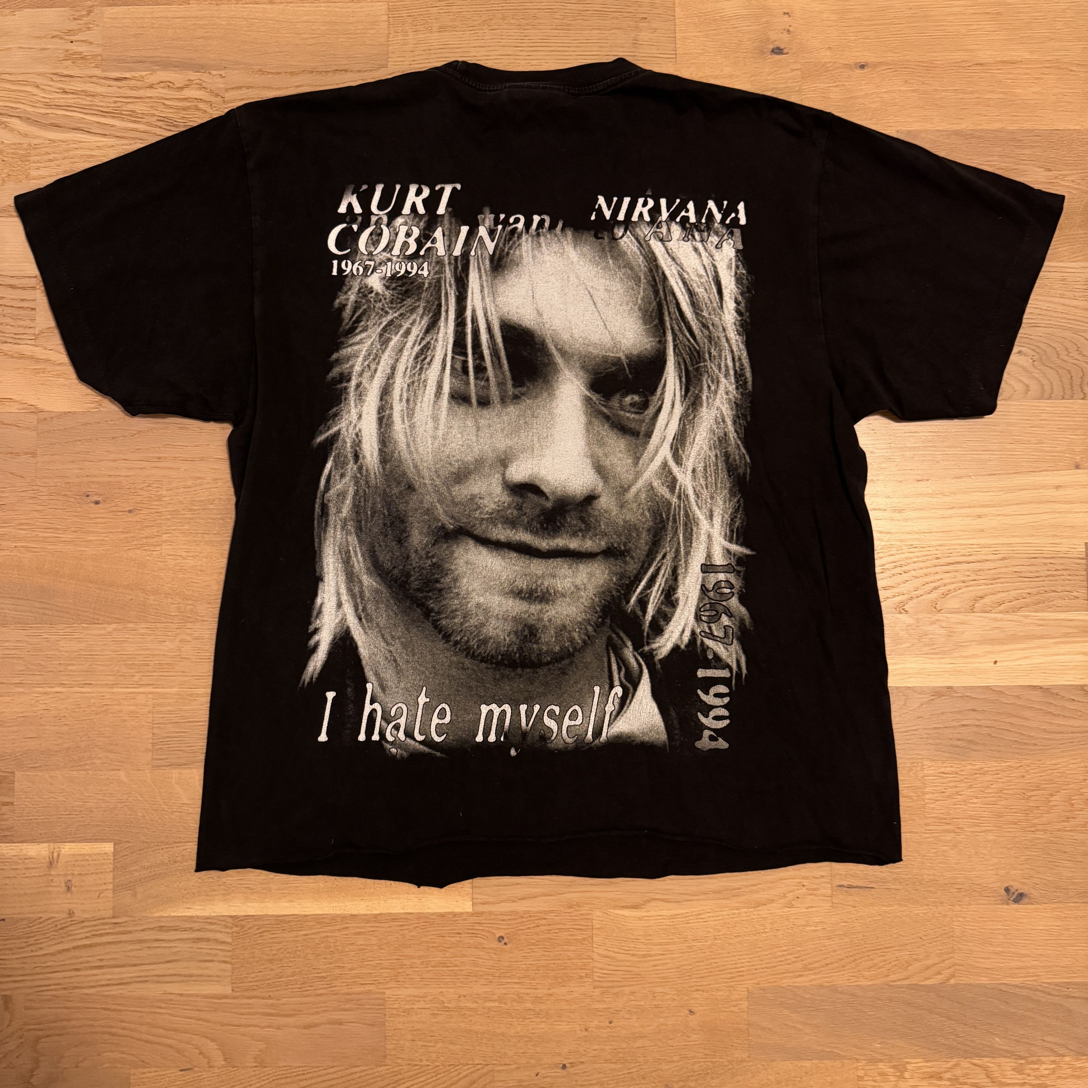 Vintage Vintage Kurt Cobain t-shirt XL Size US XL / EU 56 / 4 - 7 Thumbnail